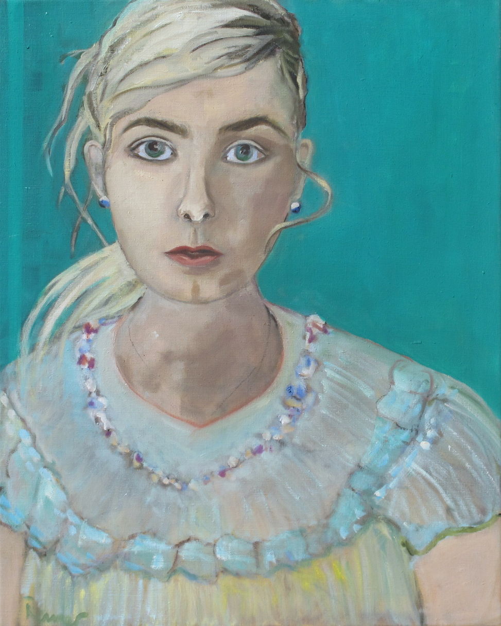 die Blonde - 75 x 60 cm/ Öl auf Leinwand - 2015